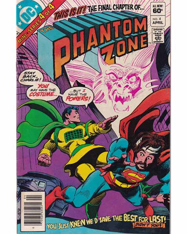 The Phantom Zone Issue 4 Of 4 DC Comics Back Issues 070989335974
