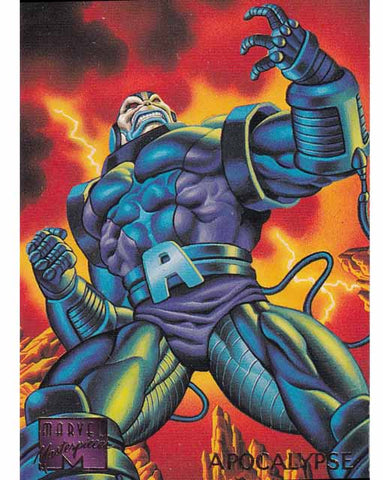 Apocalypse Card 3 Marvel Masterpieces 1995 Fleer Trading Card TCG