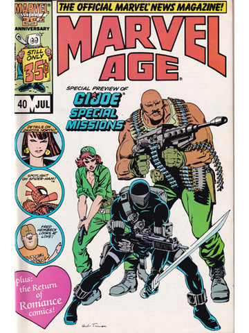 Marvel Age Issue 40 Marvel Comics Back Issues