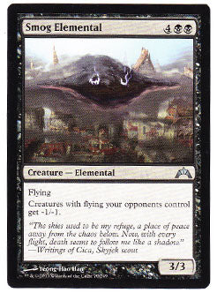 Smog Elemental Gatecrash Uncommon Magic The Gathering Trading Card