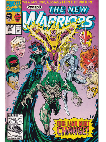 The New Warriors Issue 29 Vol. 1 Marvel Comics Back Issues