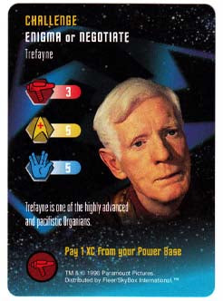 Trefayne (Challenge) Star Trek The Card Game Fleer/Skybox Trading Cards