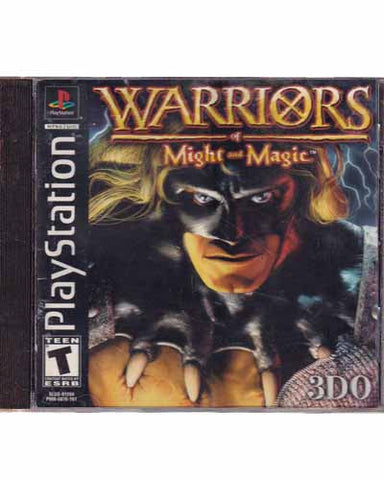 Warriors Of Might And Magic Playstation Original Video Game 790561507611