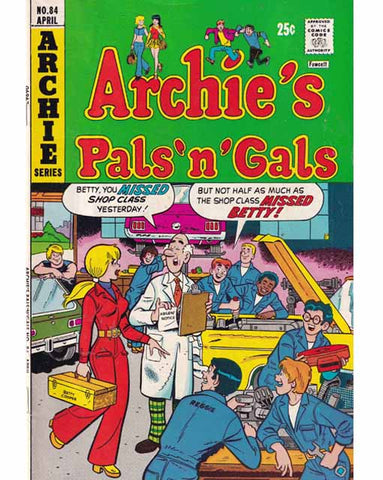 Archie's Pals 'N' Gals Issue 84 Archie Comics Back Issues