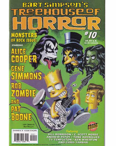 Bart Simpson's Treehouse Of horrors Issue 10 Bongo Comics Group Back Issues For Sale 798342028515 01011