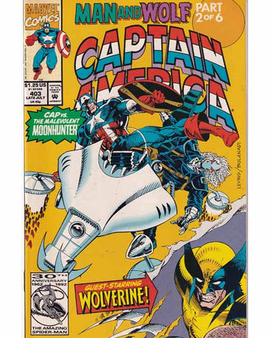 Captain America Issue 403 Vol 1 Marvel Comics Back Issues