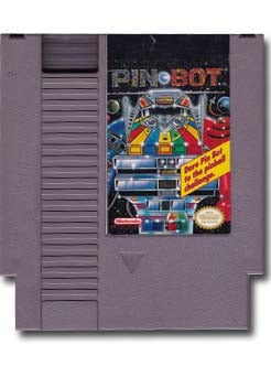 Pin Bot Nintendo Entertainment System NES Video Game Cartridge