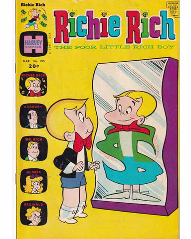 Richie Rich Issue 125 Harvey Comics Back Issues