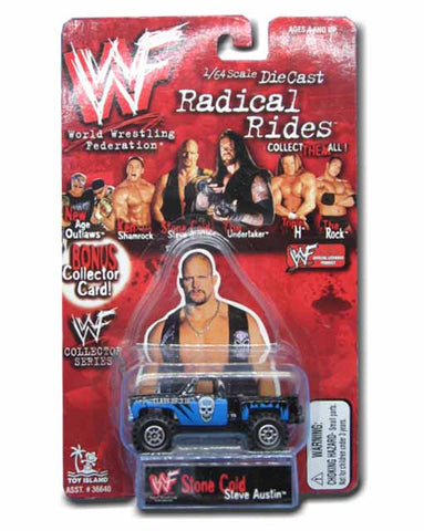 Stone Cold Steve Austin WWF Radical Rides Die Cast Toy Car