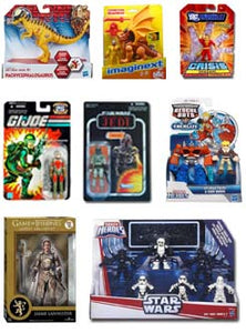 Action Figures And Toys. Playmates, Hasbro, LJN, Tonka, Mattel, Takara, Jakks Pacific, Kenner, Mego, Funko, Ertle, Gallob, Bandai, and many more brands. Vintage and modern toys. Carded and loose action figures we stock them all! www.gradecitycomics.com