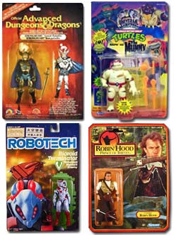 Vintage Carded Action Figures And Toys