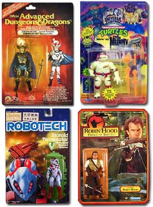 Vintage Carded Action Figures And Toys from all lines and ages including Hasbro, Mattel, Kenner, Takara, LJN, Remco, Toy Biz, Necca, Tonka, And Many More.