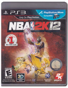 2k Sports NBA 2K12 Playstation 3 PS3 Video Game 710425470561
