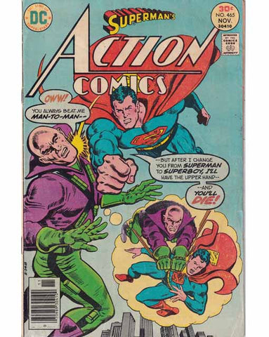 Action Comics Issue 465 DC Comics Back Issues 070989304109