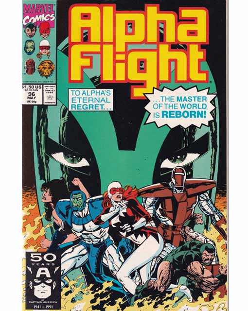 Alpha Flight Issue 96 Marvel Comics Back Issues 024885210859