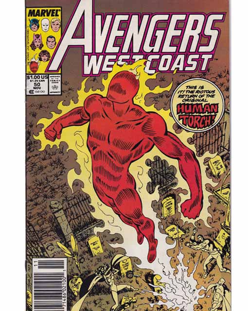 Avengers West Coast Issue 50 Marvel Comics Back Issues 071486021001