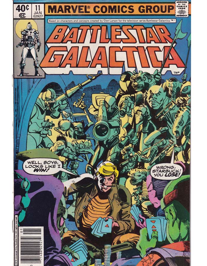 Battlestar Galactica Issue 11 Marvel Comics Back Issues 071486029274
