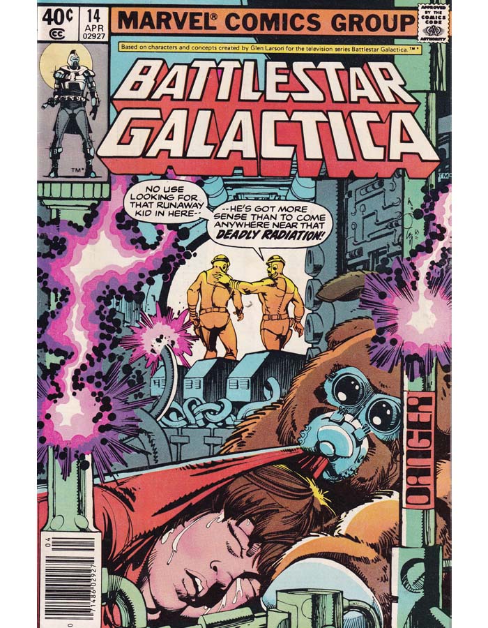 Battlestar Galactica Issue 14 Marvel Comics Back Issue 071486029274
