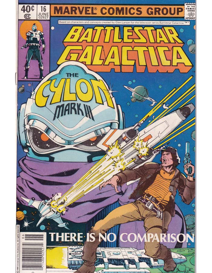 Battlestar Galactica Issue 16 Marvel Comics Back Issues 071486029274
