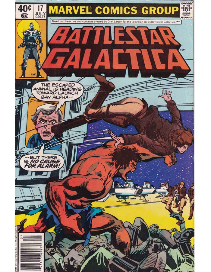 Battlestar Galactica Issue 17 Marvel Comics Back Issues 071486029274
