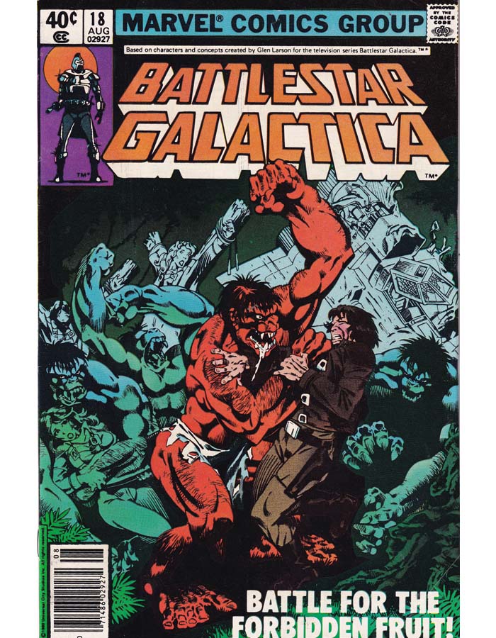 Battlestar Galactica Issue 18 Marvel Comics Back Issues 071486029274

