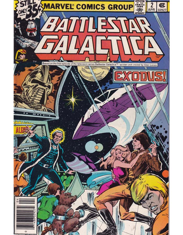 Battlestar Galactica Issue 2 Marvel Comics Back Issue 071486029274
