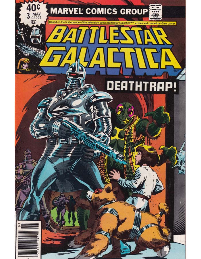 Battlestar Galactica Issue 3 Marvel Comics Back Issue 071486029274
