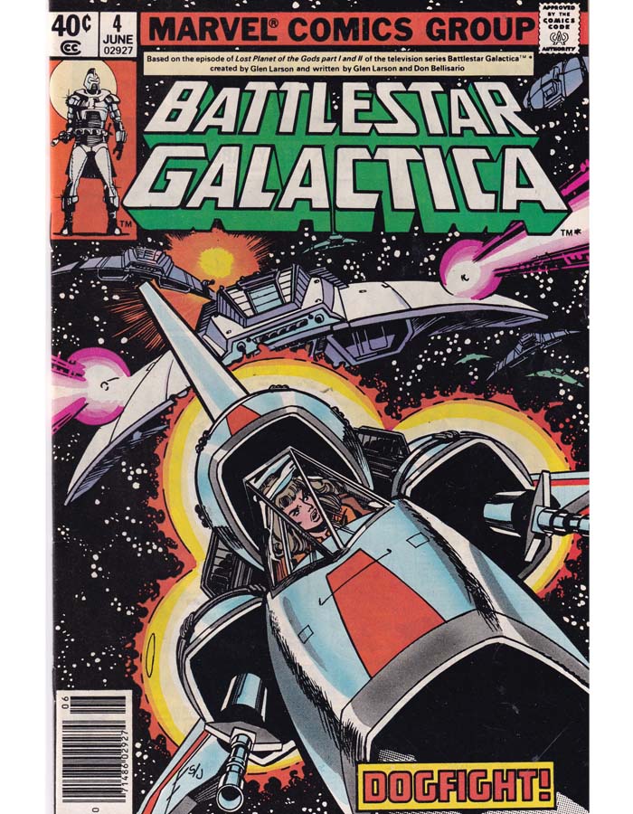 Battlestar Galactica Issue 4 Marvel Comics Back Issue 071486029274
