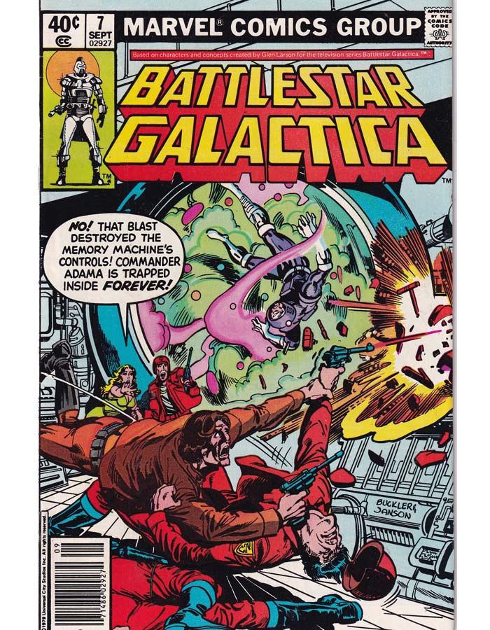 Battlestar Galactica Issue 7 Marvel Comics Back Issues 071486029274
