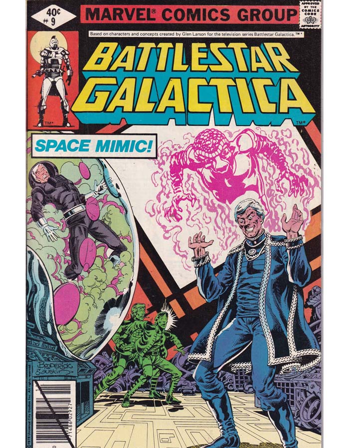 Battlestar Galactica Issue 9 Marvel Comics Back Issues 071486029274
