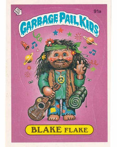 Blake Flake 91A 3rd Series Garbage Pail Kids Trading Card