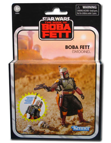 Boba Fett (Tatooine) Star Wars The Book Of Boba Fett Vintage Collection Boxed Action Figure 5010994126377

