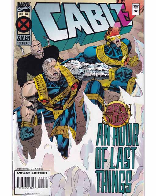 Cable Issue 20 Vol 1 Marvel Comics Back Issues 759606013623