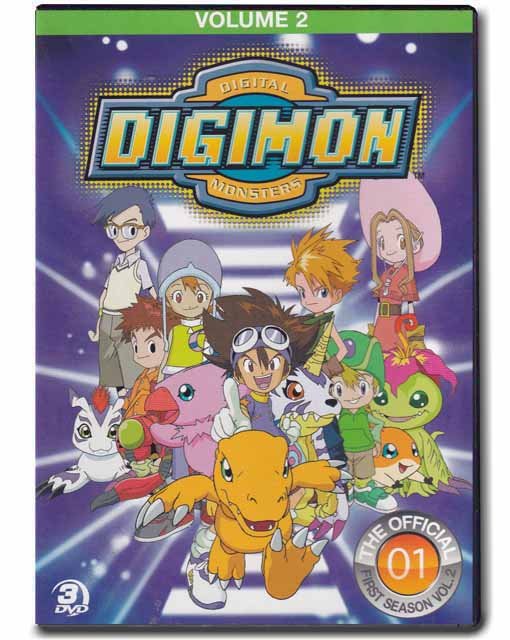 Digimon Digital Monsters First Season Vol 2 Anime DVD 767685283523