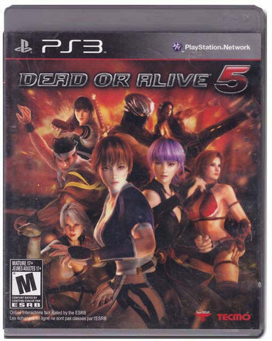 Dead Or Alive 5 Playstation 3 PS3 Video Game 040198002264
