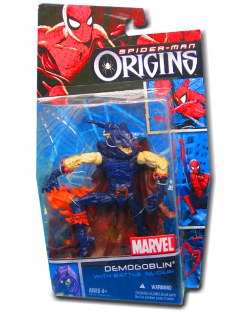 Demogoblin With Battle Glider Hooded Variant Spider-Man Origins Carded Action Figure 653569205296
