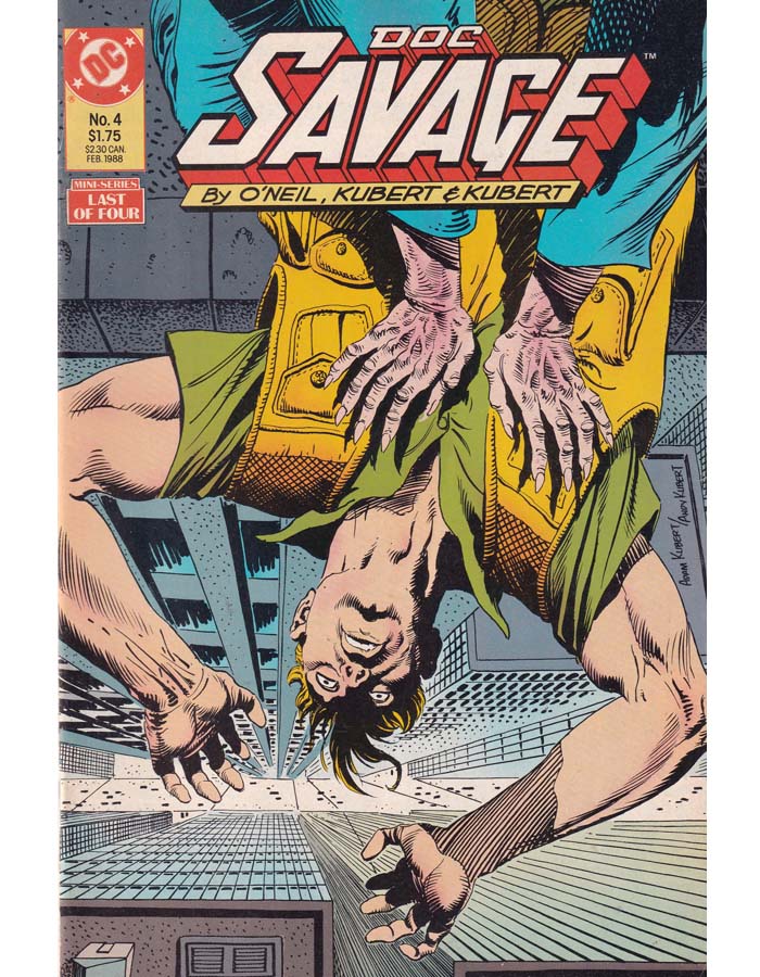 Doc Savage Issue 4 DC Comics Back Issues