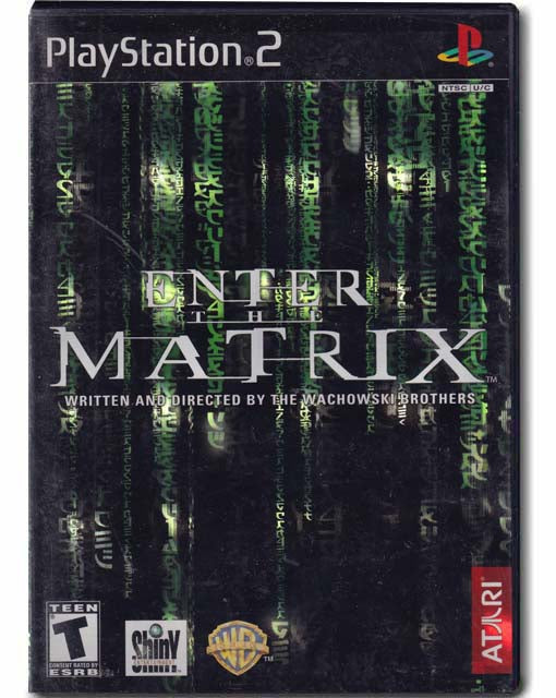 Enter The Matrix PlayStation 2 PS2 Video Game 742725243910
