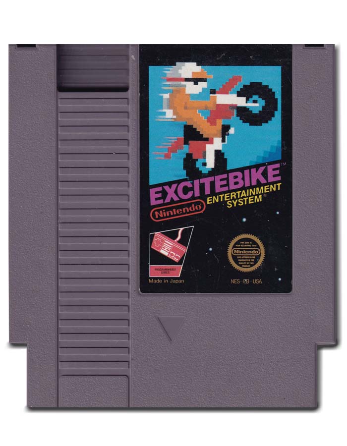 Excitebike Nintendo Entertainment system NES Video Game Cartridge