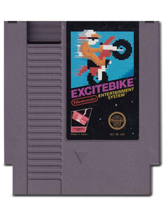 Excitebike Nintendo Entertainment system NES Video Game Cartridge