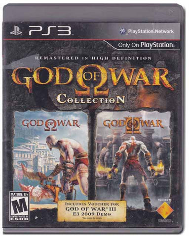God Of War Collection Playstation 3 PS3 Video Game 711719828921
