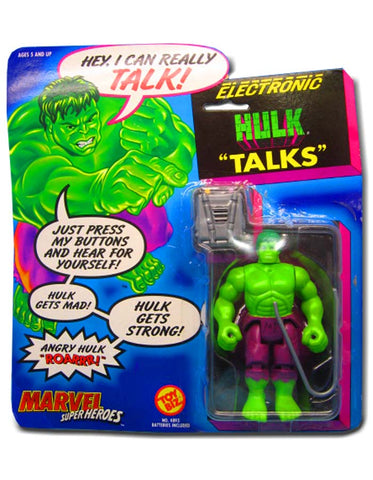 Hulk Talks Marvel Super Heroes Toybiz Carded action Figure 035112048930
