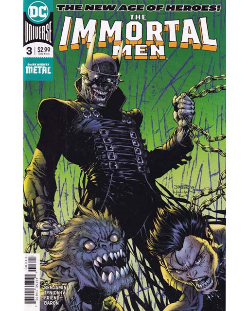 Immortal Men Issue 3 DC Comics Back Issue 761941351940
