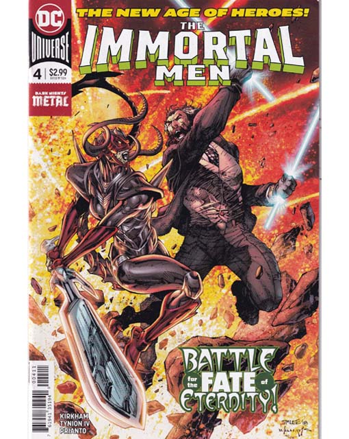 Immortal Men Issue 4 DC Comics Back Issue 761941351940
