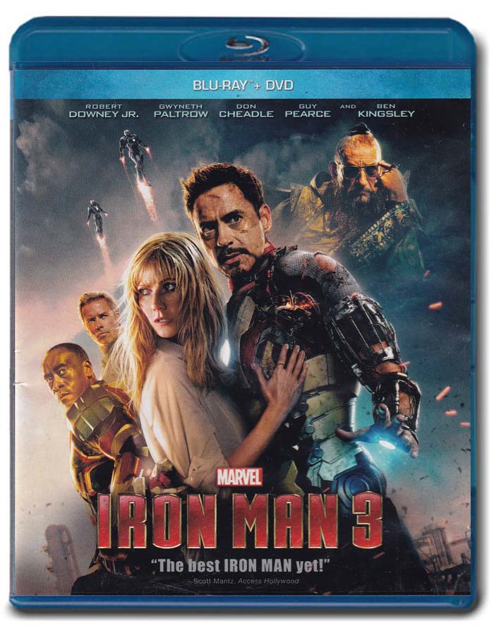 Iron Man 3 Blue-Ray Movie 786936836943
