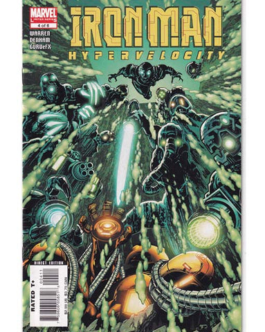 Iron Man Hypervelocity Issue 4 Of 6 Marvel Comics Back Issues 759606058518
