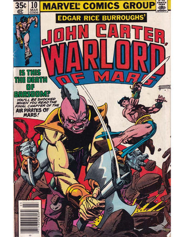 John Carter Warlord Of Mars Issue 10 Marvel Comics Back Issues 071486028062

