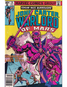 John Carter Warlord Of Mars Issue 28 Marvel Comics Back issues 071486028062
