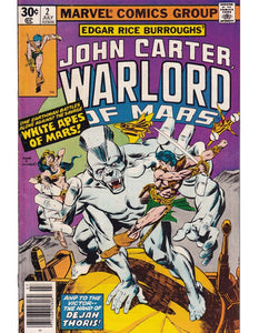 John Carter Warlord Of Mars Issue 2 Marvel Comics Back Issues 071486028062
