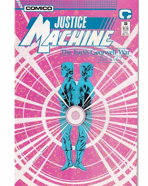 Justice Machine Issue 23 Comico Comics Back Issues